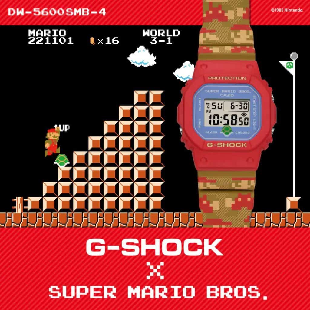 G-Shock Mario Banner