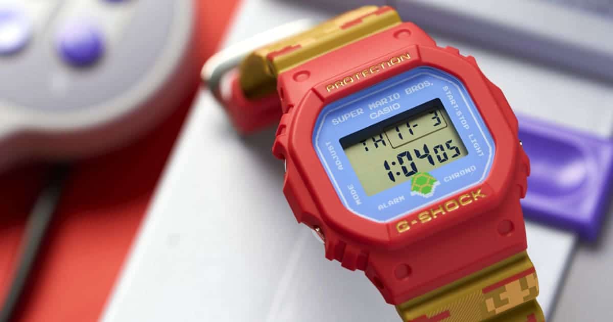 G-Shock Super Mario Bros. chega ao Brasil