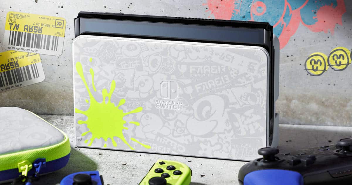 Nintendo Switch OLED Splatoon 3 chega em 26/08