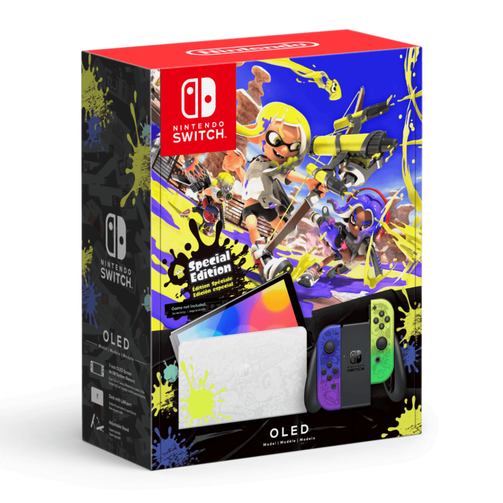 Nintendo Switch OLED Splatoon 3 Edition Caixa